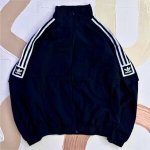 Y2K Adidas Double Patch Lock Up TT Windbreaker Track Jacket